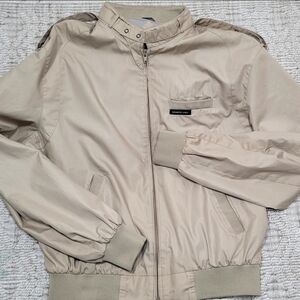 MEMBERS ONLY Vintage Jacket Tan Size Large (Size 42)